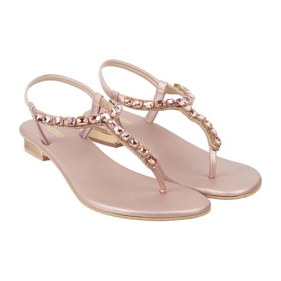 Women Rose-Gold Party Sandals