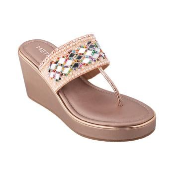 Women Pink Ethnic Sandals