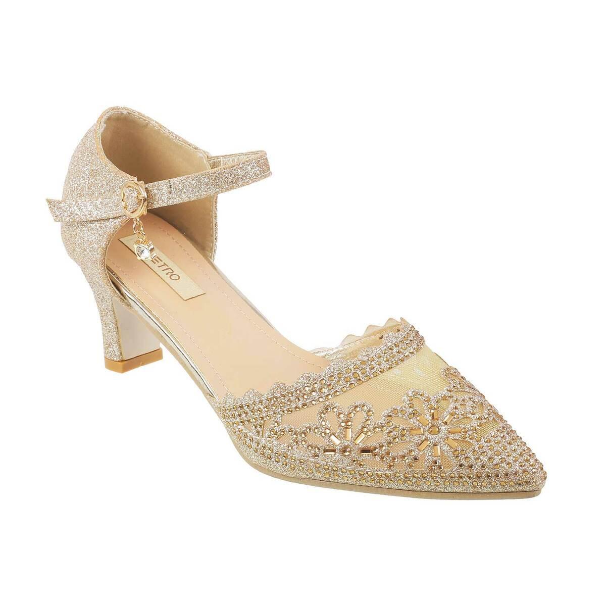 Gold Wedding Shoes: Affordable Gold Wedding Shoes for Brides | Glamour-gemektower.com.vn