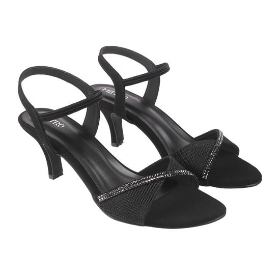 Women Black Party Sandals