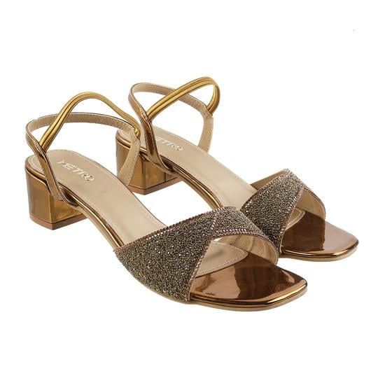 Women Antic-gold Party Sandals