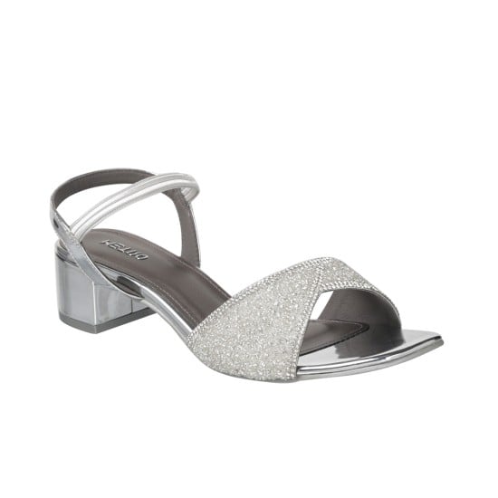 Women Silver Party Sandals