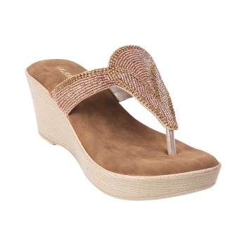 Walkway Women Rose-gold Casual Slip Ons(SKU: 35-4679-52-38)