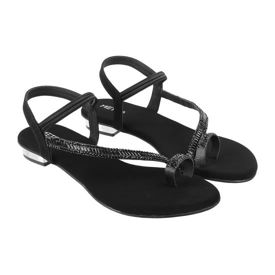 Women Black Party Sandals