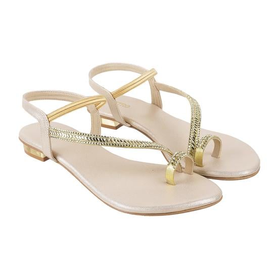 Women Gold Party Sandals