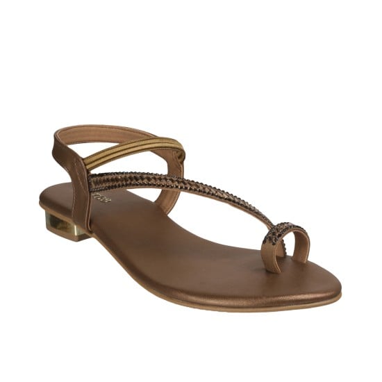 Women Antic-gold Party Sandals