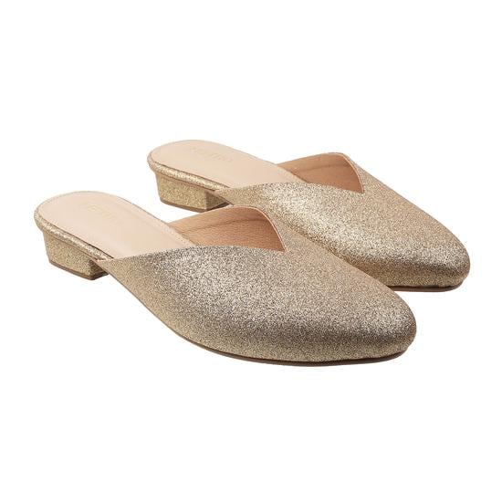 Women Grey Ethnic Slip Ons