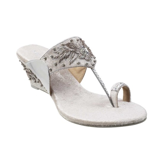 slip on white wedge sandals
