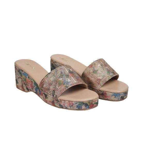 Women Rose-gold Casual Slip Ons