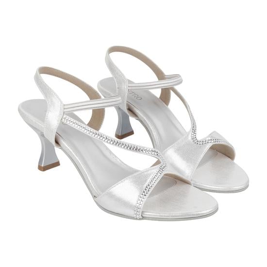 Women Silver Party Sandals