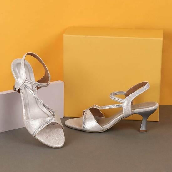 Women Silver Party Sandals