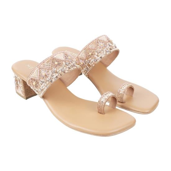 Women Yellow Ethnic Slip Ons