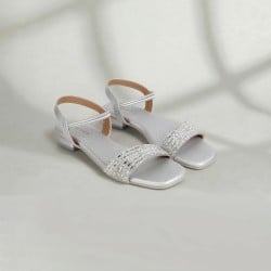 Women Silver Casual Sandals