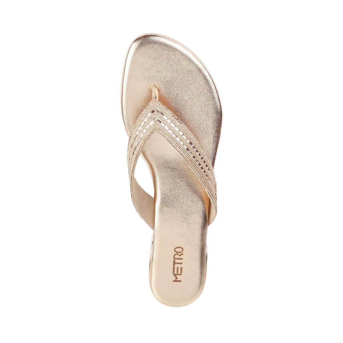 Gold flip best sale flops for wedding