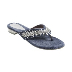 Women Grey Ethnic Slippers