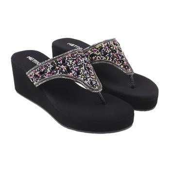 Metro Women Black Casual Slip Ons(SKU: 35-79-11-36)