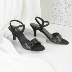 Women Black Casual Sandals