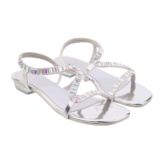 Women Silver Party Sandals