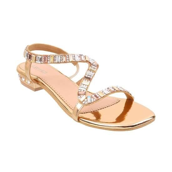 Women Rose-Gold Party Sandals
