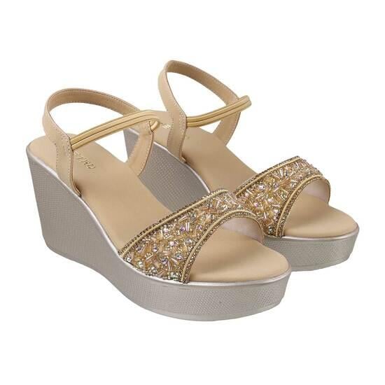 Women Gold Party Sandals