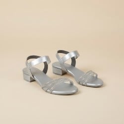 Women Silver Casual Sandals