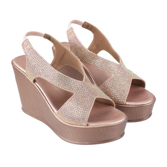 Women Gold Party Sandals
