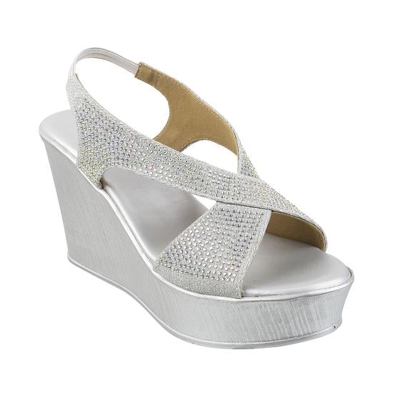 Women Silver Party Sandals