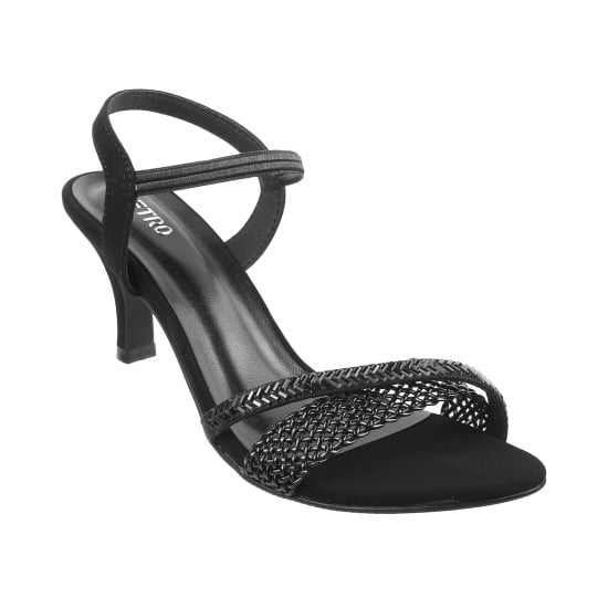 Women Black Party Sandals