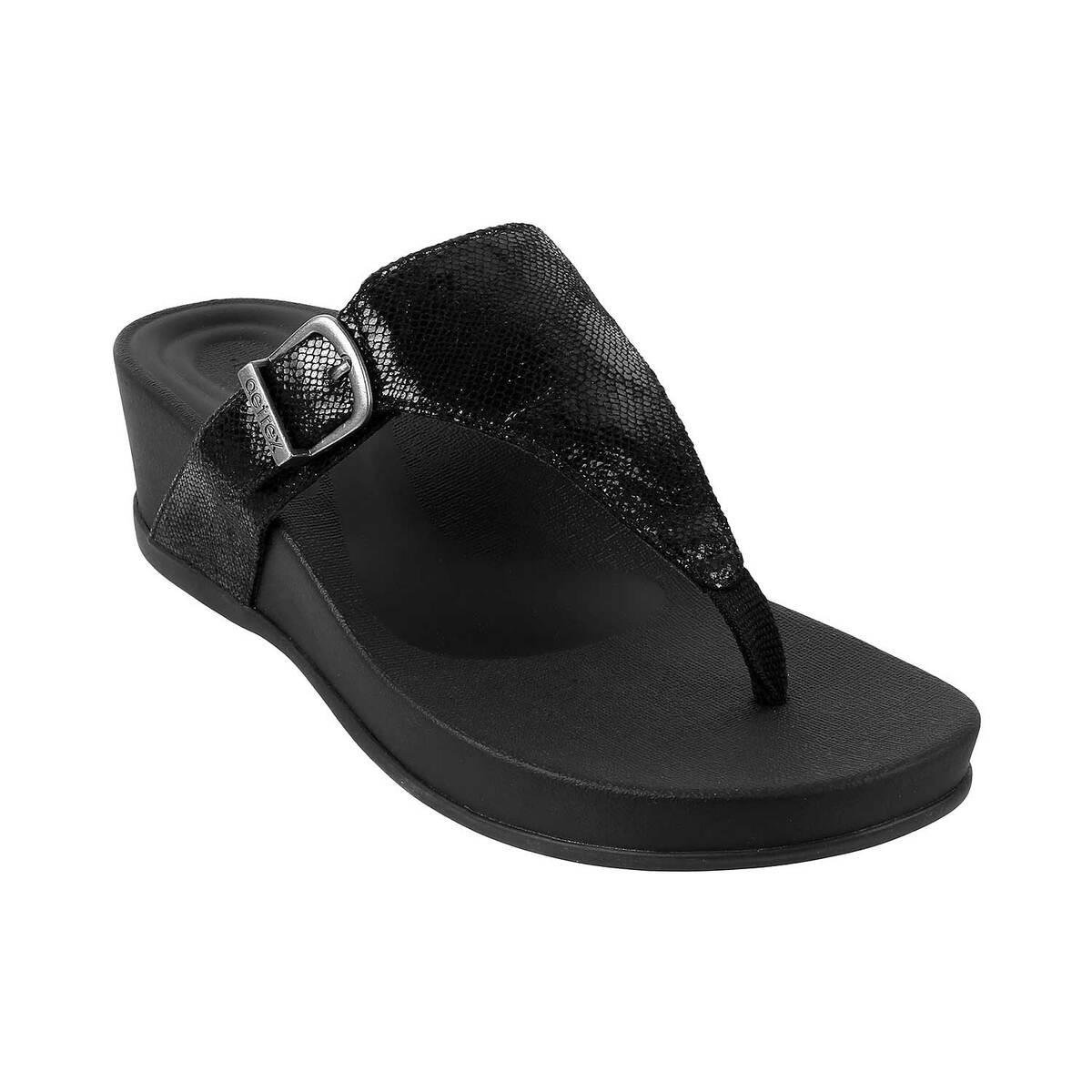 Buy aetrex Women Black Casual Slippers Online SKU 353 2002 11 37 Metro Shoes