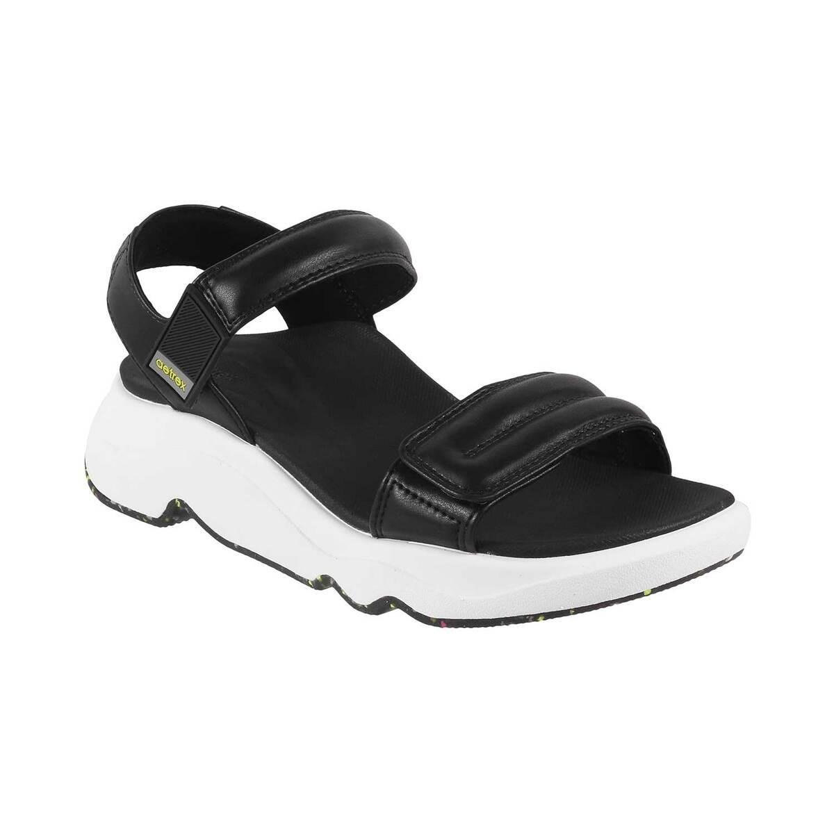 Buy aetrex Women Black Casual Sandals Online SKU 353 2012 11 38 Metro Shoes