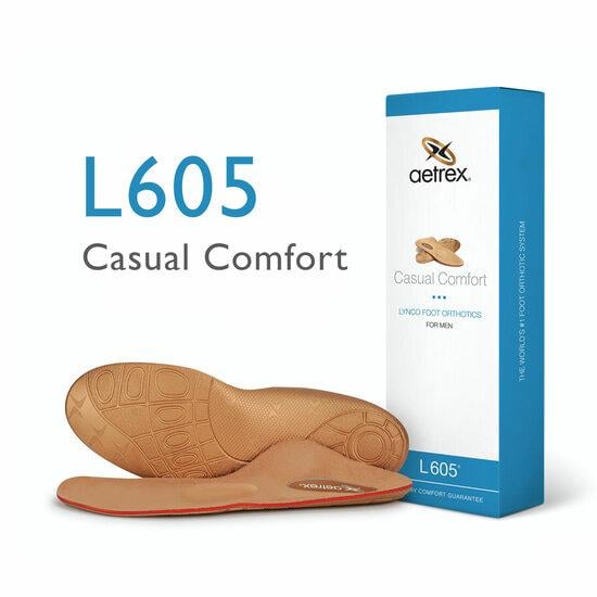 AETREX Men's Casual Comfort Orthotics W/ Metatarsal Support