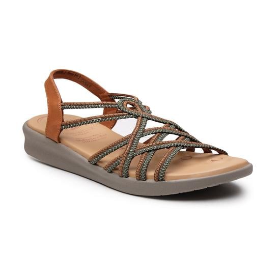 Women Tan Casual Sandals