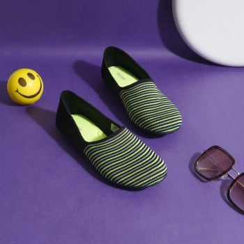Walkway Women Black Casual Ballerinas(SKU: 36-31-11-39)