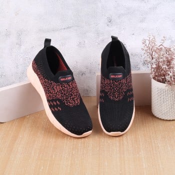 Walkway Women Black Casual Sneakers(SKU: 36-34-11-38)