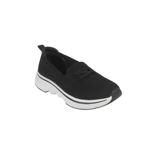 Women Black Sports Walking Shoes