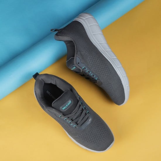 Women Grey Sports Walking Shoes
