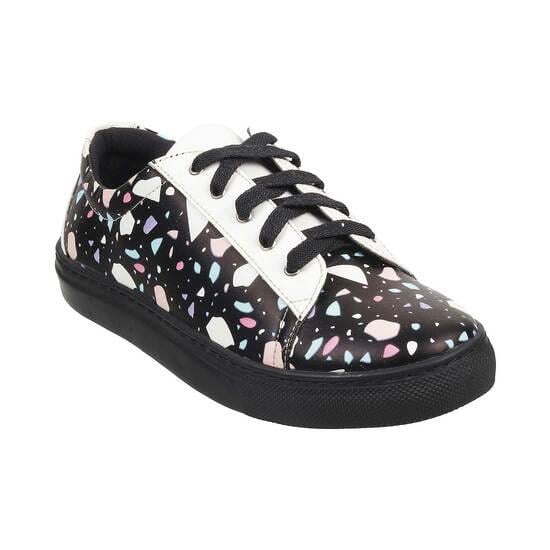 Women Black Casual Sneakers