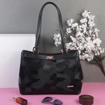 Metro Women Black Shoulder Bag(SKU: 37-13-11-10)