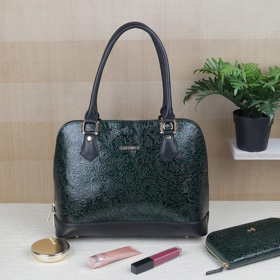 Women Green Shoulder Bag