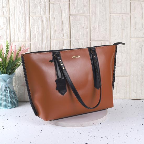 Women Tan Tote Bag