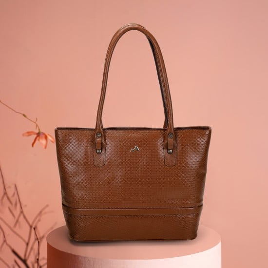 Women Tan Tote Bag