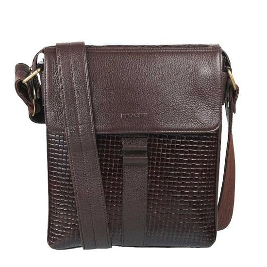 Mochi Brown Hand Bags Flap Over Sling