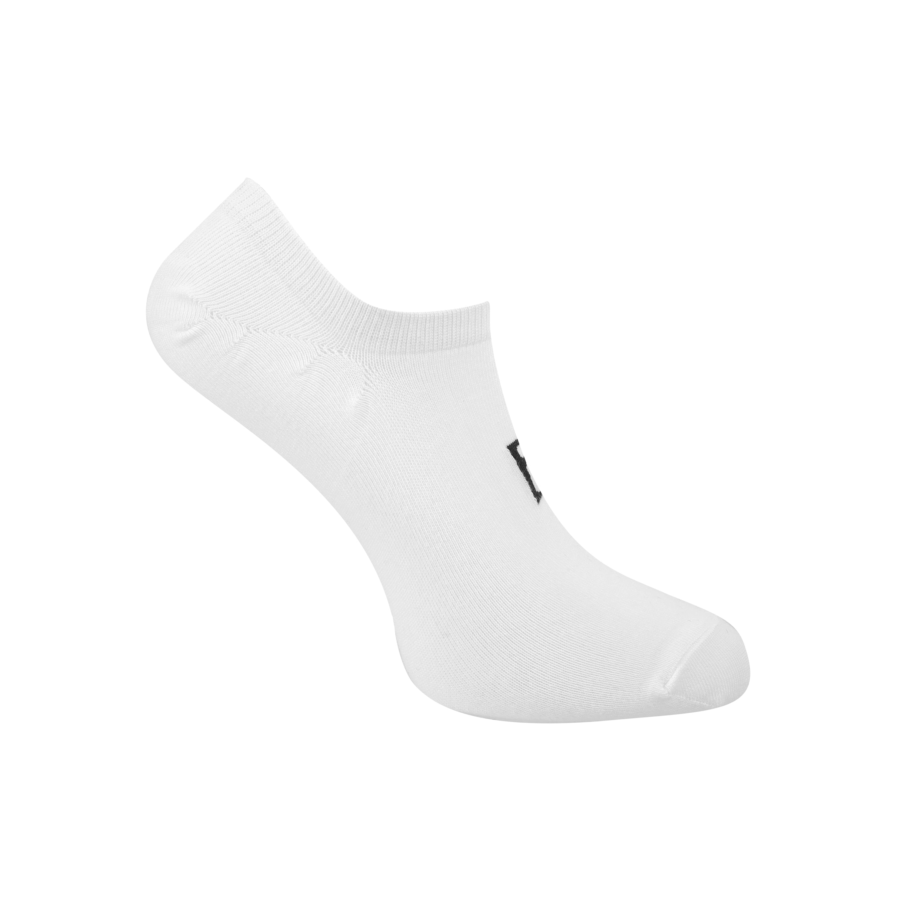 Men White Loafer Socks