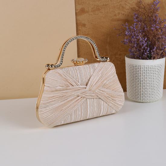 Women Off-white Evening Bag