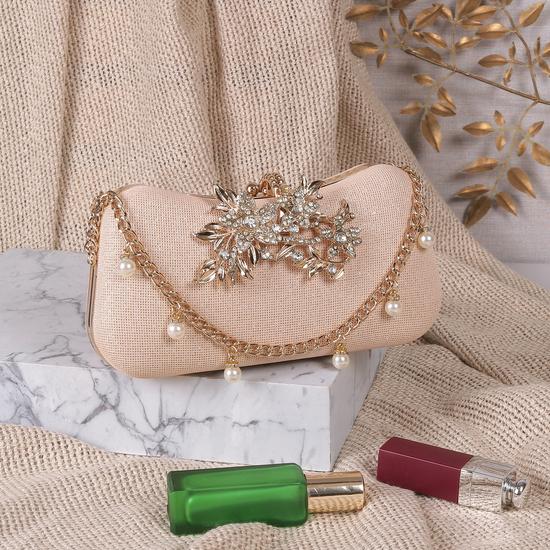 Women Gold Evening Bag