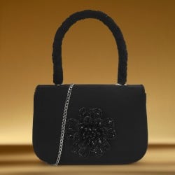 Women Black Evening Bag