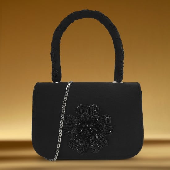Women Black Evening Bag