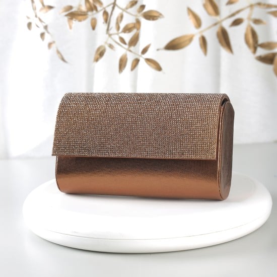 Women Antic-gold Clutch