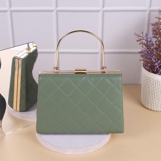 Women Green Evening Bag