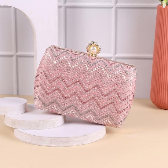 Women Pink Clutch